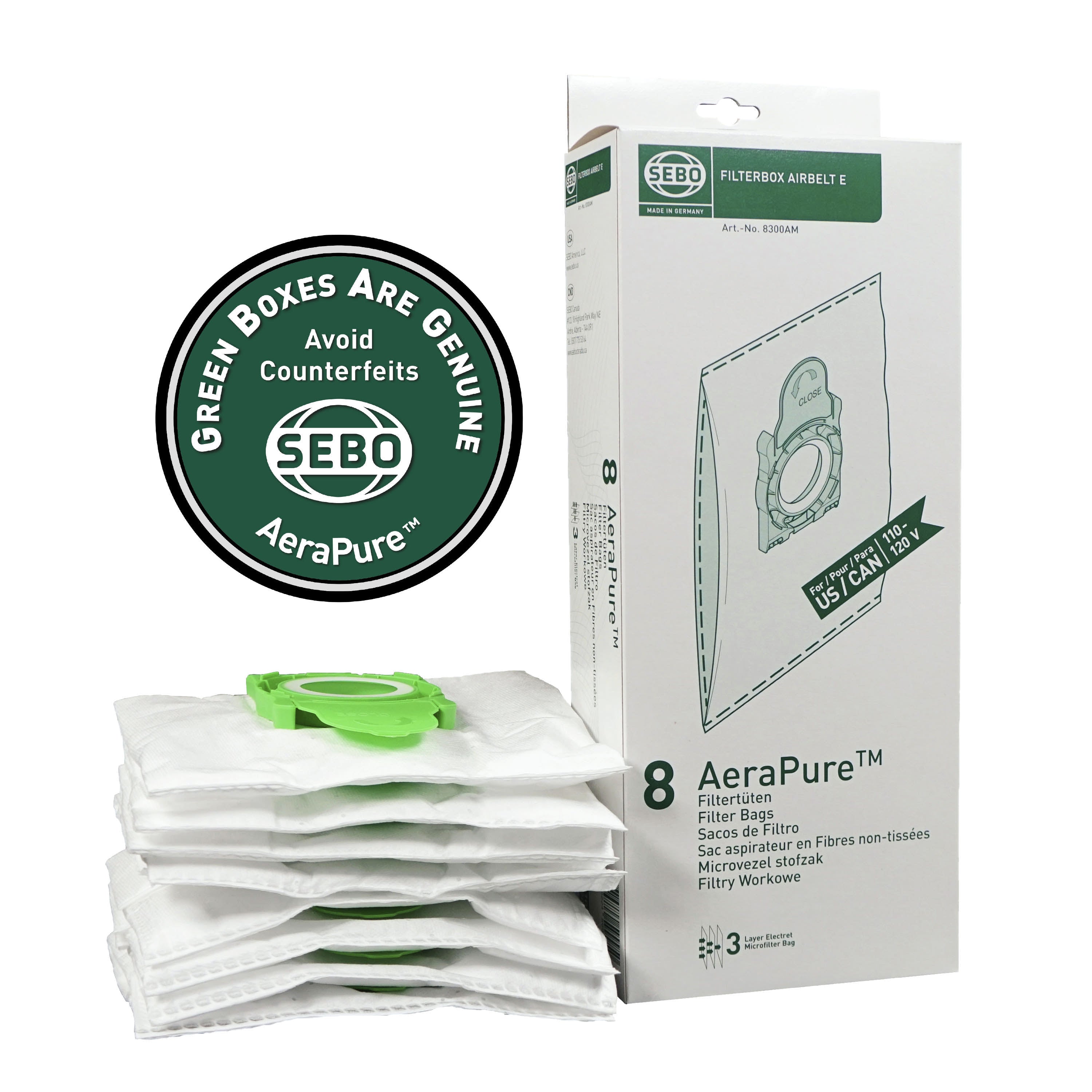 SEBO E Bags