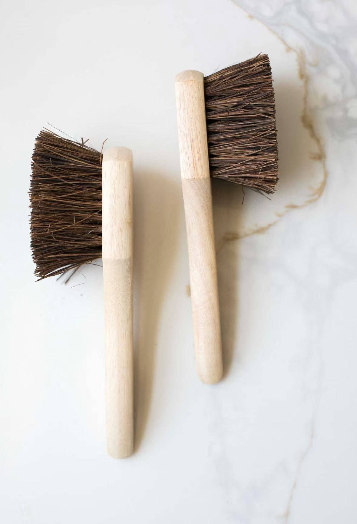 Palm & Wood Square Scrub Brush