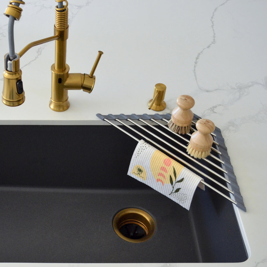 Me Mother Earth Corner Roll-Up Sink Rack