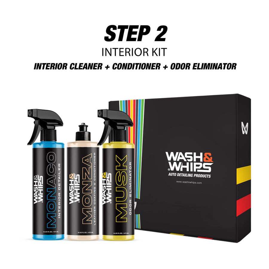 Wash & Whips Clean - Interior Car Kit (Step 2)