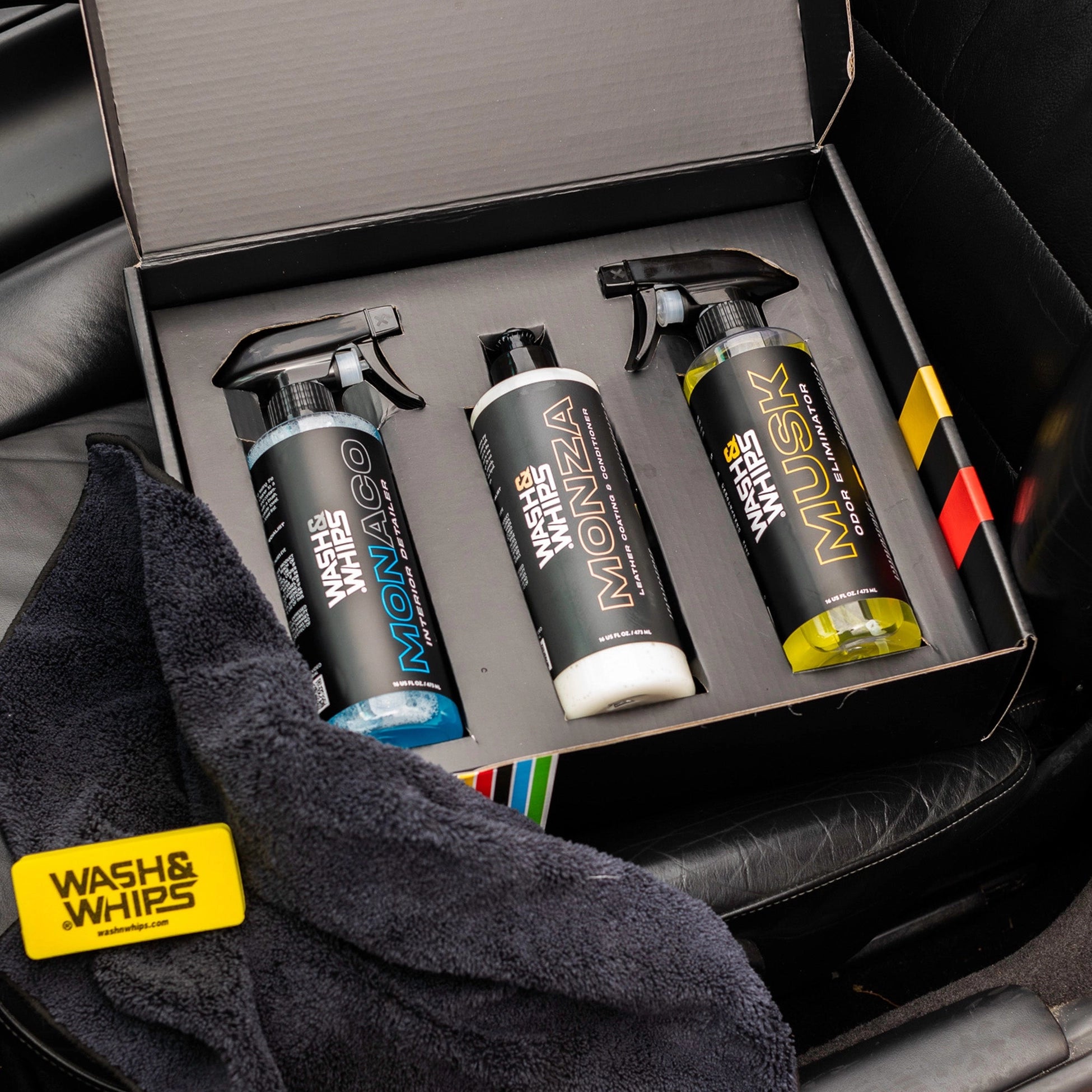 Wash & Whips Clean - Interior Car Kit (Step 2)