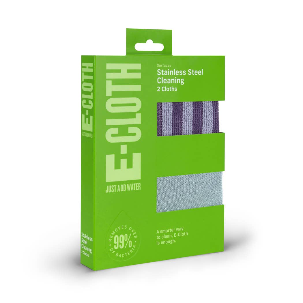 E-Cloth Stainless Steel Kitchen Appliance Cleaning Kit