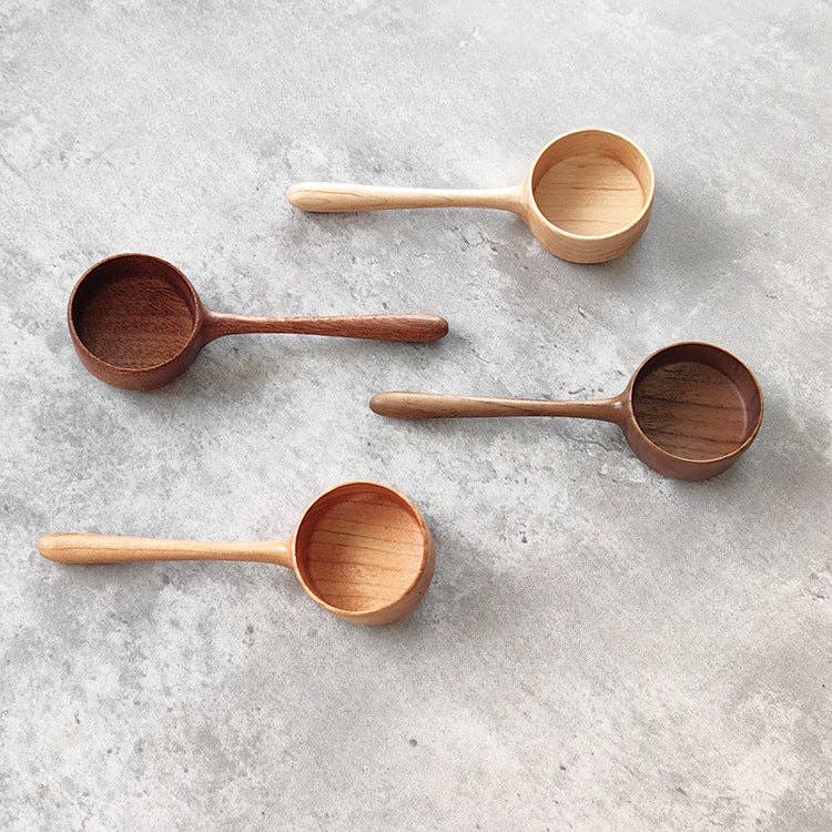 Gohobi Handmade Wooden Coffee Bean Measuring Spoon