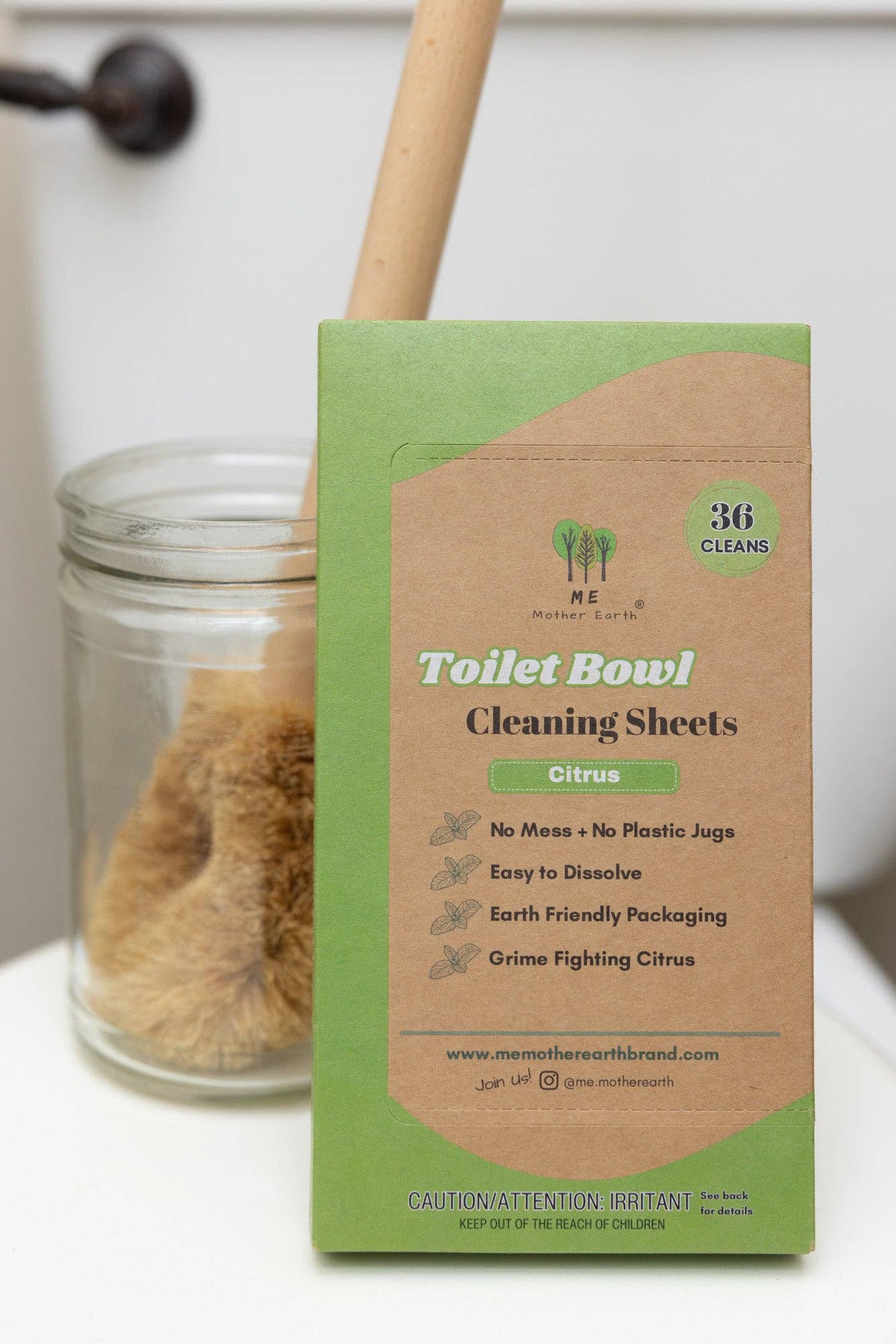 Me Mother Earth Toilet Bowl Cleaning Sheets: Citrus