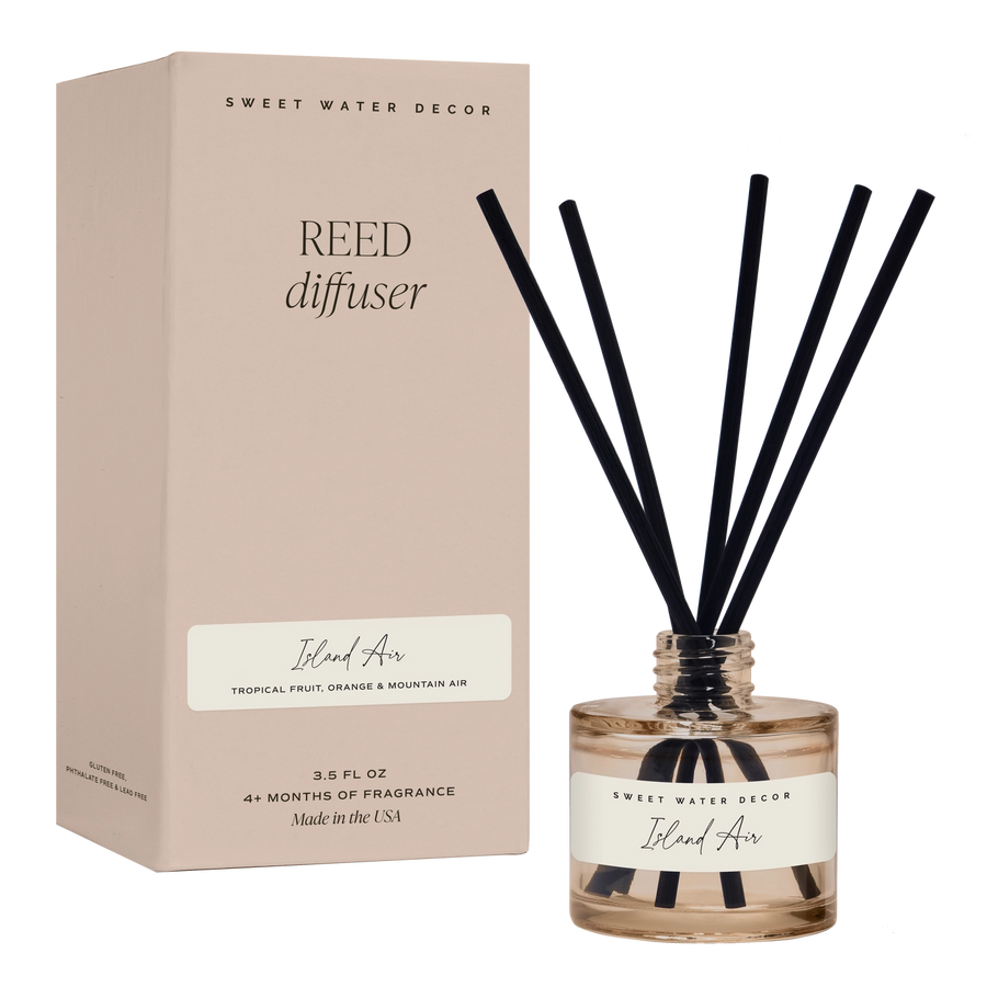 Sweet Water Decor Tinted Glass Reed Diffuser