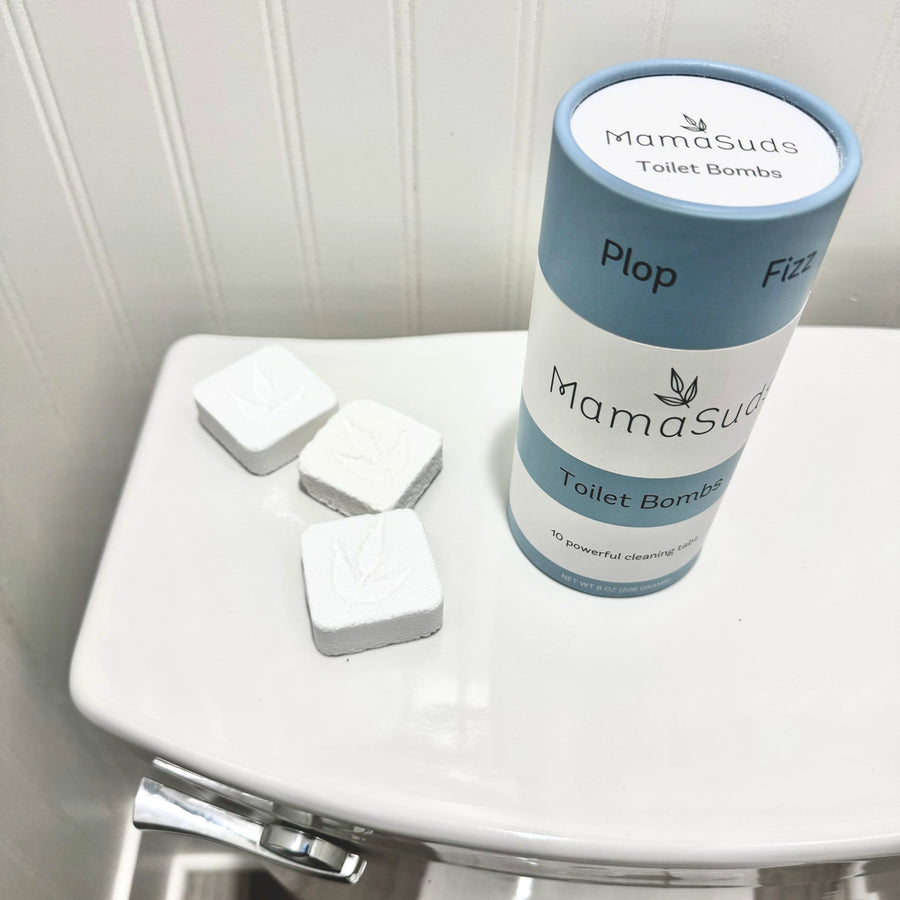 MamaSuds Non-Toxic Toilet Bomb Cleaning Tabs