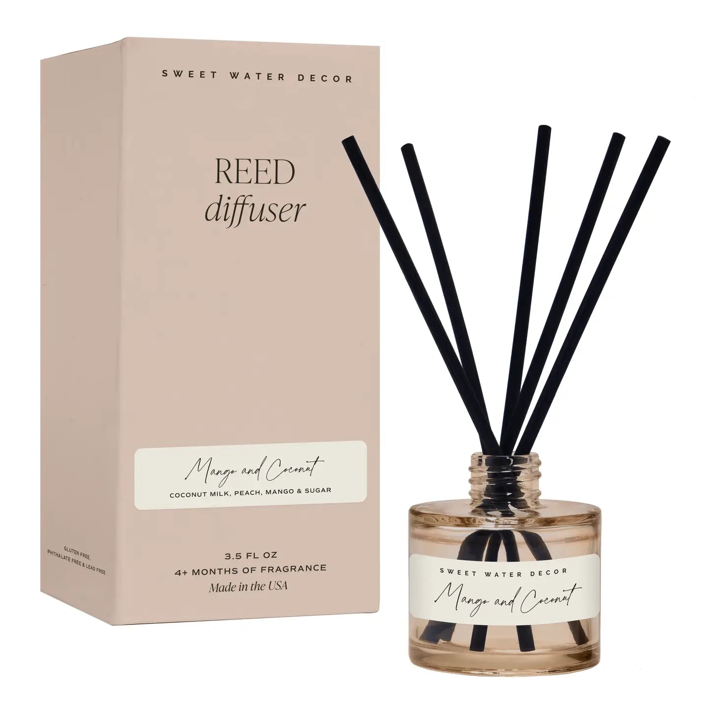 Sweet Water Decor Tinted Glass Reed Diffuser