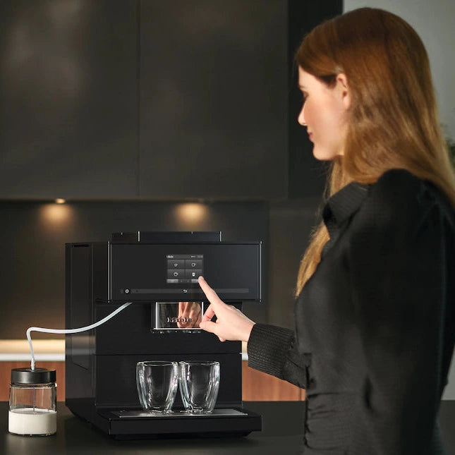 Miele CM 7750 CoffeeSelect Countertop Coffee Machine – Obsidian Black