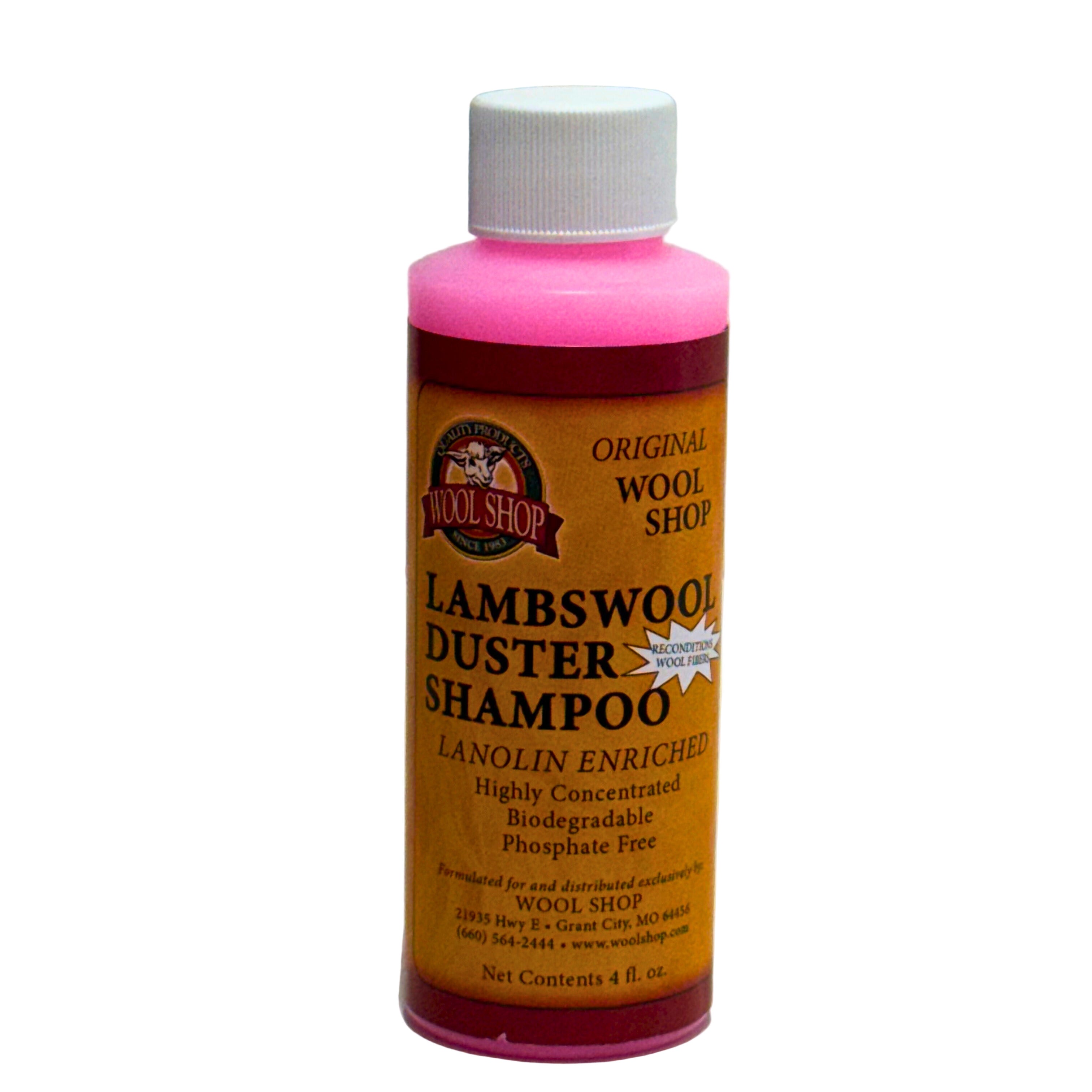 Wool Shop Lambswool Duster Care Shampoo
