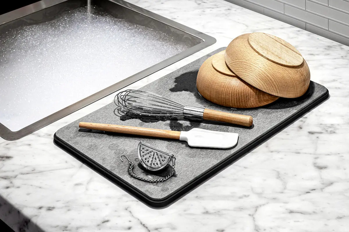madesmart Sink Tray-Granite, Drying Stone Collection