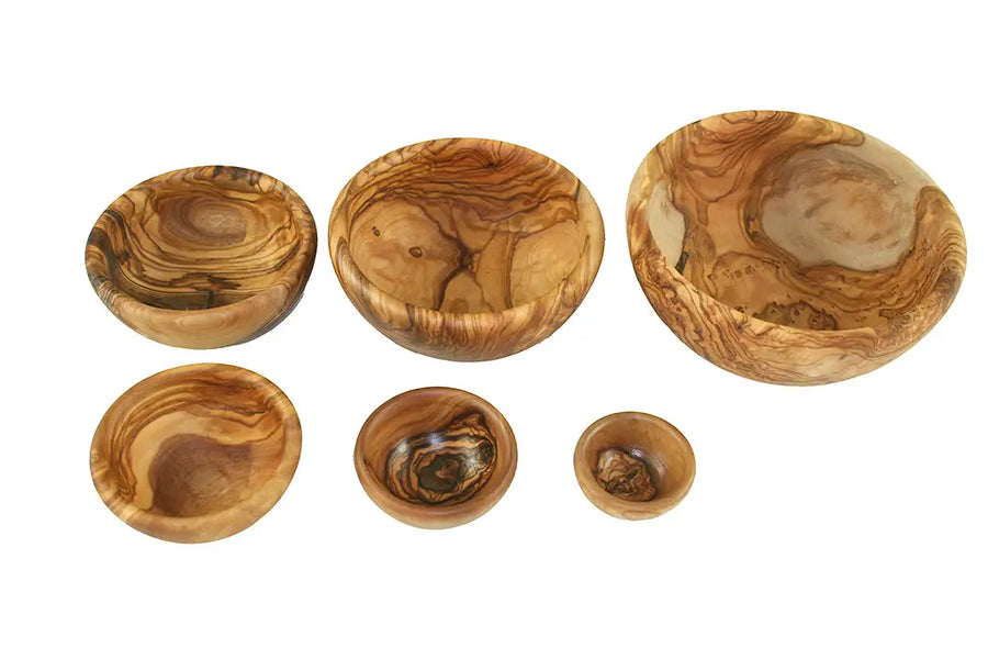 Olive Wood Bowls Set of 6 -2