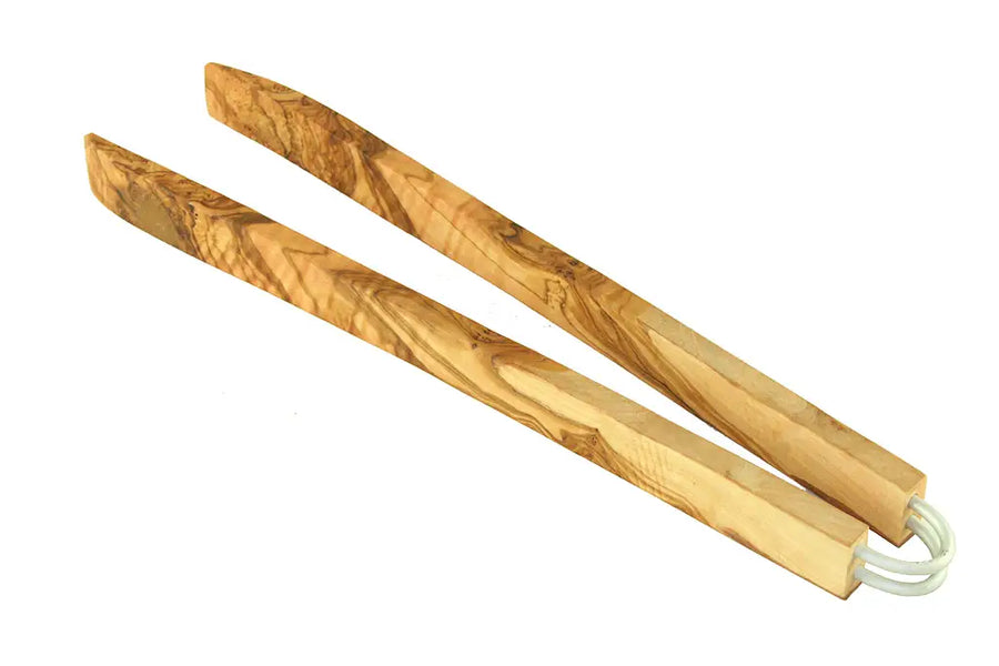 Olive Wood Tongs -2